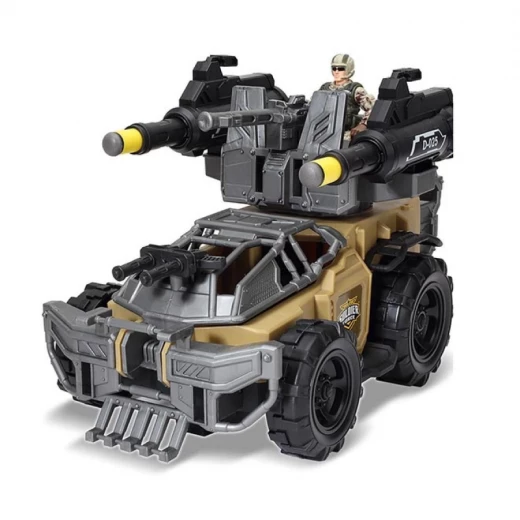 Chap Mei Soldier Force Bunker Buster Assault Playset, Tank with Action Figure, Foam Missiles - Chap Mei - Image 5