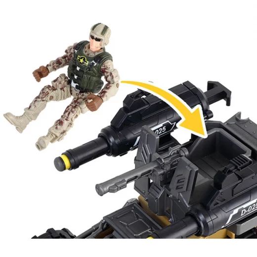 Chap Mei Soldier Force Bunker Buster Assault Playset, Tank with Action Figure, Foam Missiles - Chap Mei - Image 7