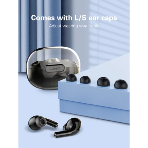 LDNIO T02 Bluetooth Earbuds – Wireless Earphones with Clear Sound & Comfortable Fit - LDNIO - Image 3