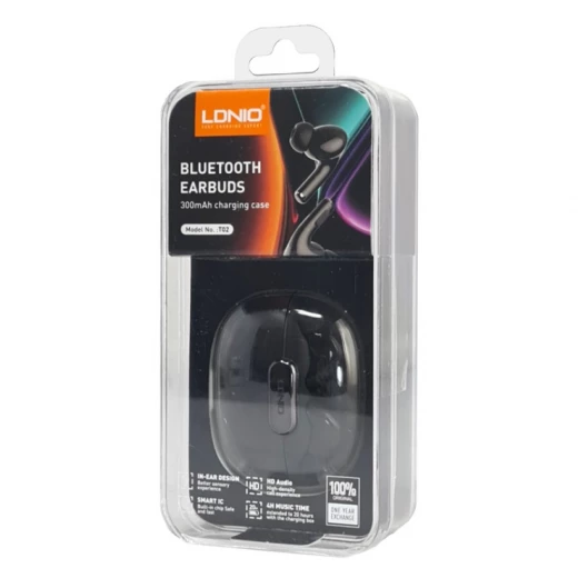 LDNIO T02 Bluetooth Earbuds – Wireless Earphones with Clear Sound & Comfortable Fit - LDNIO - Image 4