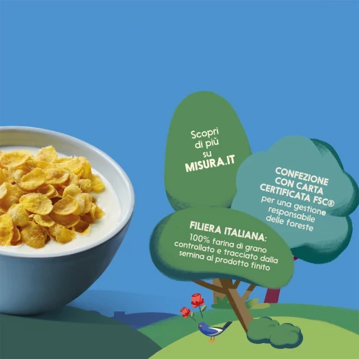 Misura Dolcesenza Cornflakes Italian Corn No Added Sugar 350g Pack - Misura - Image 5