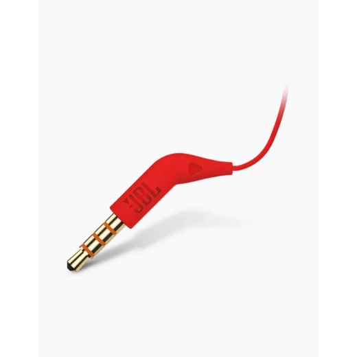 سماعات أذن جي بي إل TUNE T110 مع صوت بيور بيس، قابس 3.5 ملم، أحمر - Image 4