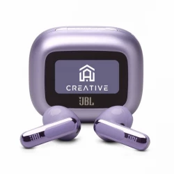 JBL Live Flex 3 True Wireless Earbuds, Adaptive Noise Cancelling, Purple