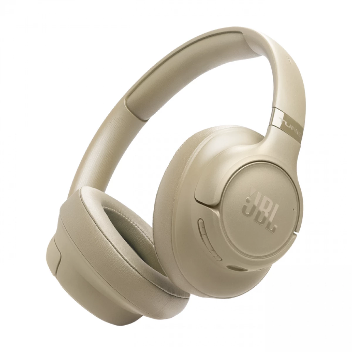JBL Tune 730BT Over-Ear Wireless Headphones, Pure Bass Sound, Beige