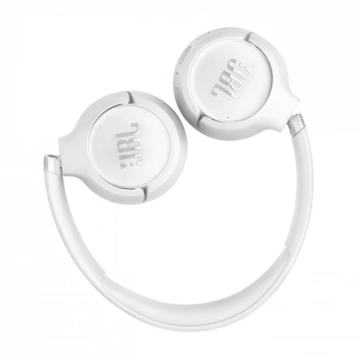 سماعات رأس JBL Tune 530BT اللاسلكية على الأذن، بلوتوث 6.0، بطارية 76 ساعة، أبيض - Image 2