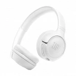 سماعات رأس JBL Tune 530BT اللاسلكية على الأذن، بلوتوث 6.0، بطارية 76 ساعة، أبيض