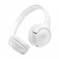 سماعات رأس JBL Tune 530BT اللاسلكية على الأذن، بلوتوث 6.0، بطارية 76 ساعة، أبيض