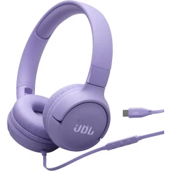 سماعات أذن JBL Tune 520C سلكية بمنفذ USB-C صوت عالي الدقة