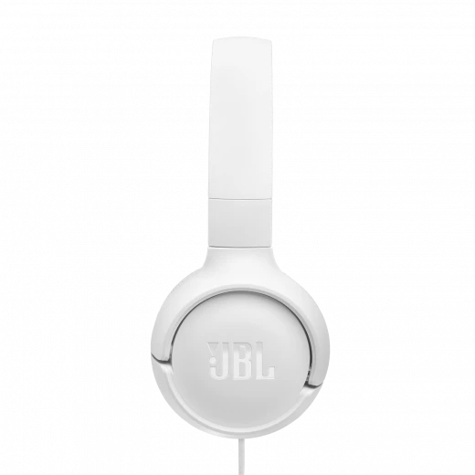 سماعات أذن JBL Tune 520C سلكية عبر USB-C، صوت عالي الدقة، أبيض - Image 3