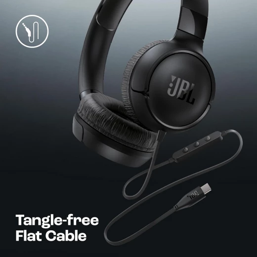 سماعات أذن JBL Tune 520C سلكية عبر USB-C، صوت عالي الدقة - Image 4