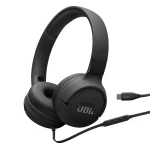 سماعات أذن JBL Tune 520C سلكية عبر USB-C، صوت عالي الدقة