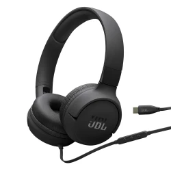 سماعات أذن JBL Tune 520C سلكية عبر USB-C، صوت عالي الدقة