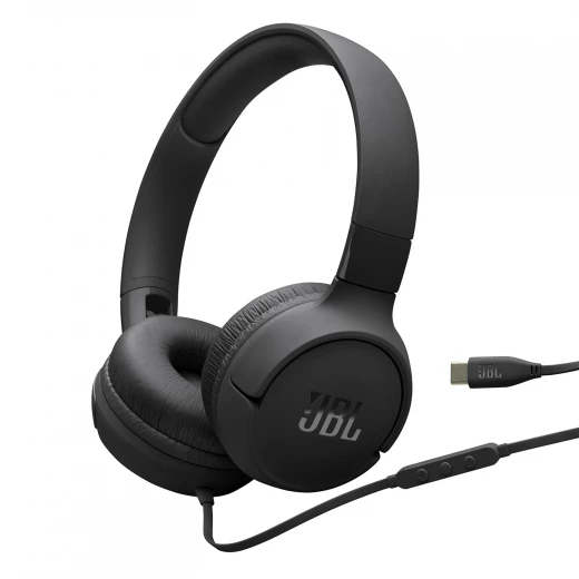 سماعات أذن JBL Tune 520C سلكية عبر USB-C، صوت عالي الدقة سماعات أذن JBL Tune 520C سلكية عبر USB-C، صوت عالي الدقة
