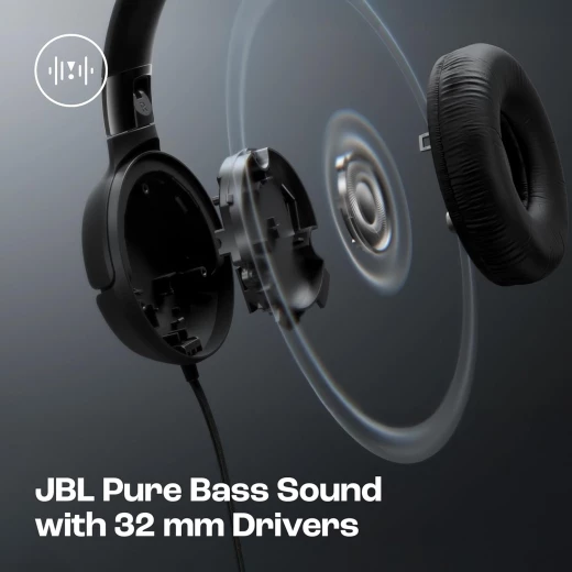 سماعات أذن JBL Tune 520C سلكية عبر USB-C، صوت عالي الدقة - Image 3