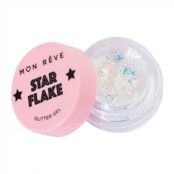 Mon Reve Starflake Glitter Gel Multi-Purpose Glitter Gel for Intense Shine 05 Diamond 4g