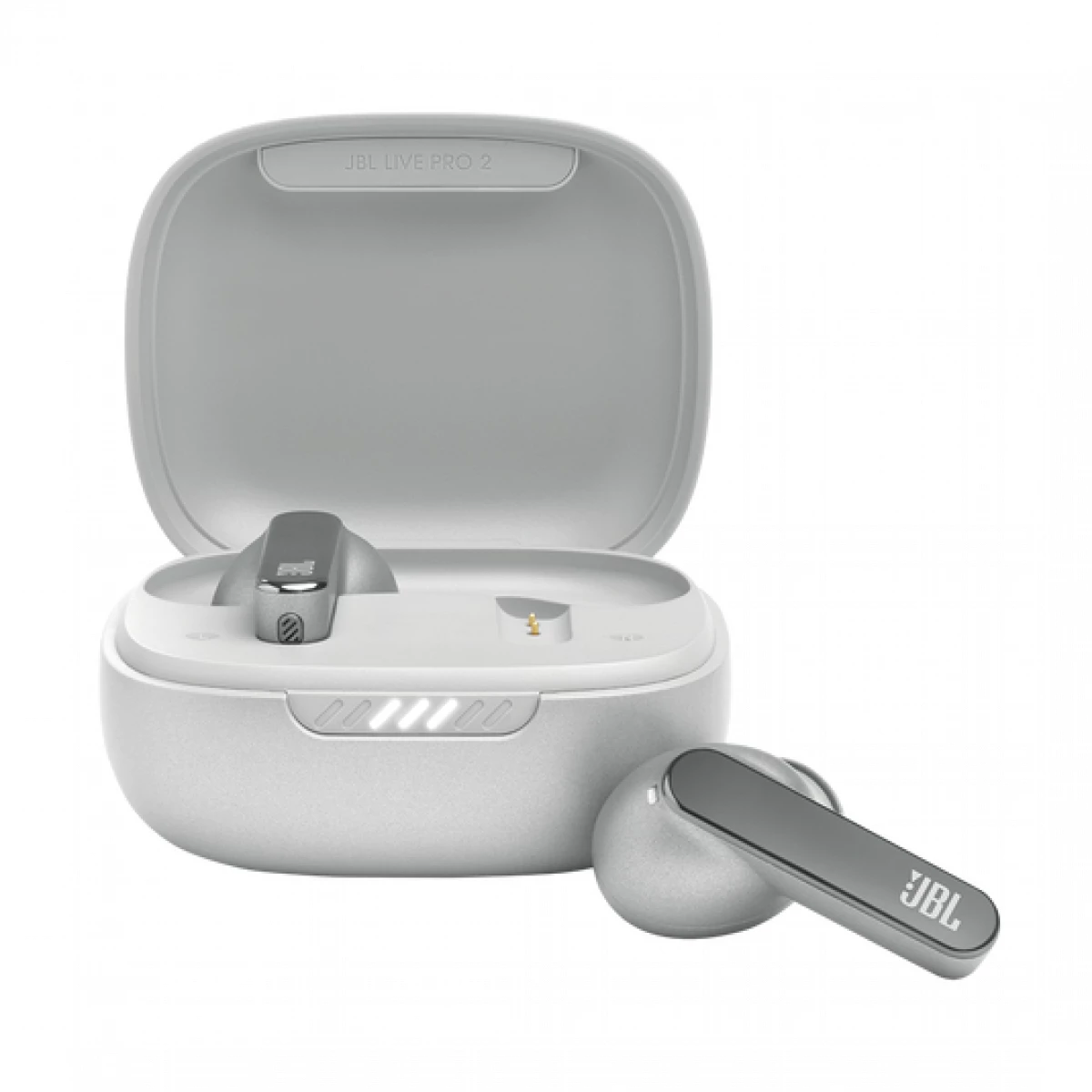 JBL Live Pro 2 TWS Wireless Bluetooth Noise Cancelling Earbuds Silver