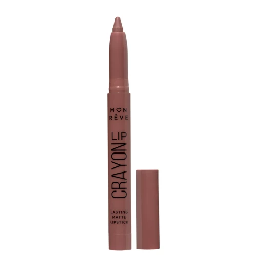 قلم أحمر شفاه Mon Reve Lasting Matte 07 Milk Choco 2 جم، لون يدوم طويلاً قلم أحمر شفاه Mon Reve Lasting Matte 07 Milk Choco 2 جم، لون يدوم طويلاً