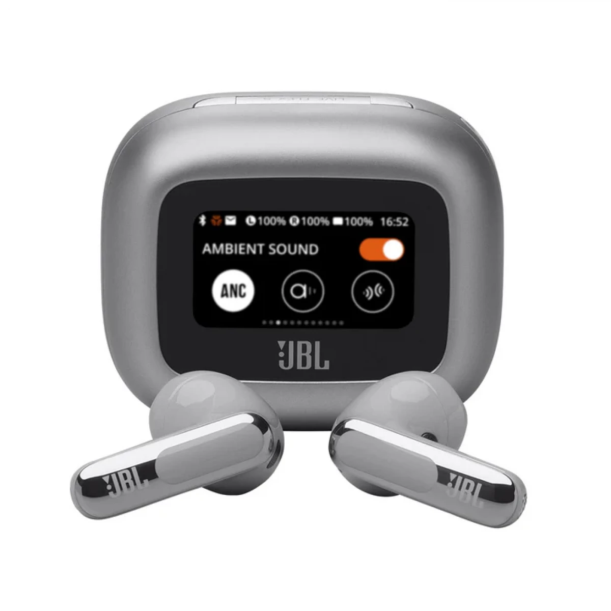 JBL Live Flex 3 In-Ear Headphones Wireless Noise Cancelling Silver