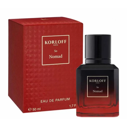 Korloff Paris So Nomad Eau De Parfum 50ml: Woody and Spicy Fragrance for Men Korloff Paris So Nomad Eau De Parfum 50ml: Woody and Spicy Fragrance for Men