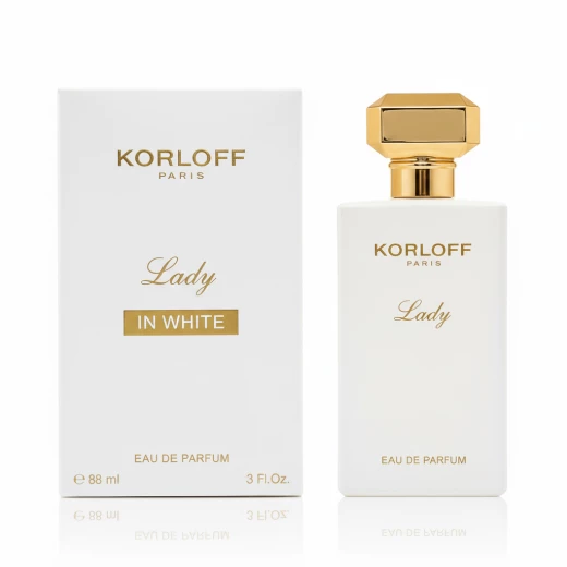 عطر كورلوف ليدي كورلوف إن وايت للنساء 88 مل: عطر نسائي ساحر بتركيبة زهرية بيضاء رقيقة، مثالي للاستخدام اليومي عطر كورلوف ليدي كورلوف إن وايت للنساء 88 مل: عطر نسائي ساحر بتركيبة زهرية بيضاء رقيقة، مثالي للاستخدام اليومي