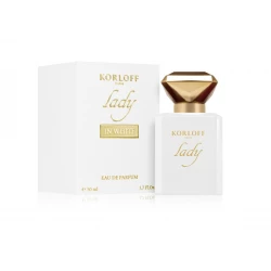 عطر كورلوف ليدي إن وايت أو دي بارفان 50 مل، عطر نسائي زهري بودري
