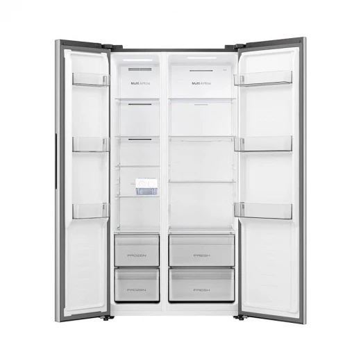 Hisense RS3P725NAI Refrigerator 541L A+ Two Door Stainless Steel No Frost - HISENSE - Image 2