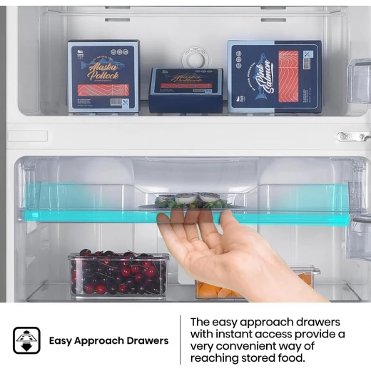 Hisense RT3N635NAD4 - Two Door Top-mount 635L Freezer Fridge, Precise Electronic Control, Big Capacity, Total No Frost, 83x74.6x187 cm (LxWxH), Silver, 1 Year Full & 10 Years Compressor Warranty - HISENSE - Image 3