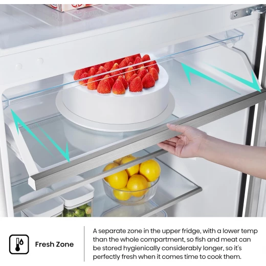 Hisense Top Mount Refrigerator 551L A+ Energy Rated Stainless Steel Finish with Innovative Cooling Technology and Ample Storage Space for All Your Fresh Food Needs RT3N729NBI Model - HISENSE - Image 7