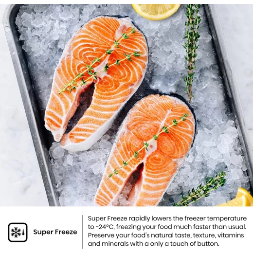 Hisense Top Mount Refrigerator 551L A+ Energy Rated Stainless Steel Finish with Innovative Cooling Technology and Ample Storage Space for All Your Fresh Food Needs RT3N729NBI Model - HISENSE - Image 11