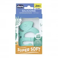Chicco Silicone Teether Toy Lizard 2m+ Boy, Soft, BPA-Free, Baby Teething Relief