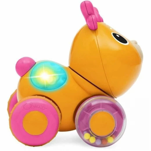 Chicco Fawn Sprint & go - Orange and Pink - for Children 6+ M, 4 Wheels - Chicco - Image 6