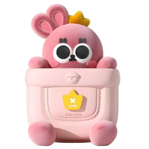 Picocici Kids Backpacks, Durable EVA+PVC Material, Waterproof, Bunny Design, Pink, White, Yellow
