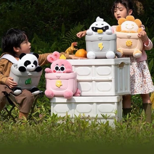 Picocici Kids Backpacks, Durable EVA+PVC Material, Waterproof, Bunny Design, Pink, White, Yellow - Picocici - Image 3