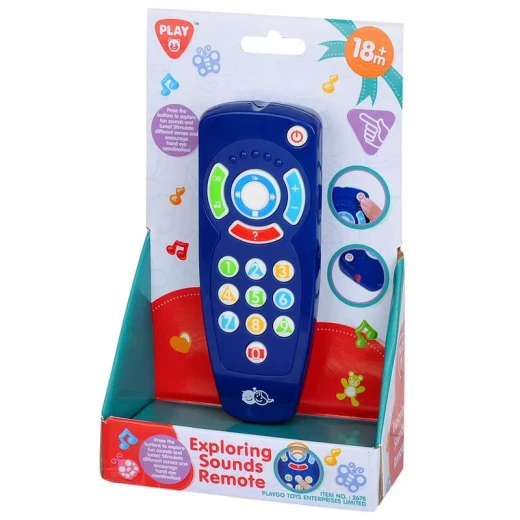 Playgo My First Remote Control Toy, Interactive Baby Toy with Sounds, Multi-Color, 18 Months+ Playgo My First Remote Control Toy, Interactive Baby Toy with Sounds, Multi-Color, 18 Months+