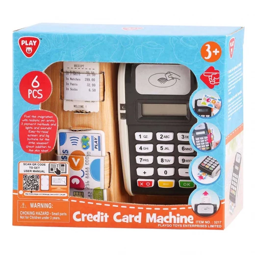 Playgo Toy Cash Register Set 6-Piece, Pretend Play for Kids, Multi-Color Playgo Toy Cash Register Set 6-Piece, Pretend Play for Kids, Multi-Color