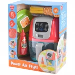 Playgo Power Air Fryer Toy Set 13 Pieces, Battery Operated, Kitchen Role Play - Playgro