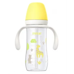Farlin AG-14201 Drinking Cup 270ml BPA-Free Yellow Toddler Sippy Cup