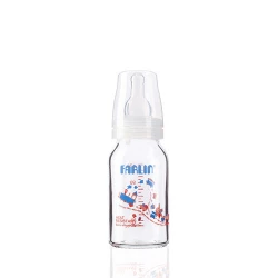Farlin -33 Glass Baby Bottle 120ml Heat Resistant BoroSilicate Glass