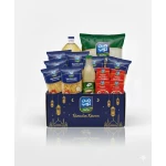 طرد رمضان – أرز 3.5 كغم، سكر 1 كغم، معكرونة 150 غم، زيت دوار الشمس 1 لتر، طحينة 900 غم ومعجون طماطم x 4 135 غم - صن توب