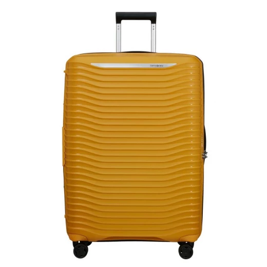 Samsonite Upscape 75cm Expandable Spinner Trolley Luggage Yellow Durable Travel Suitcase Samsonite Upscape 75cm Expandable Spinner Trolley Luggage Yellow Durable Travel Suitcase