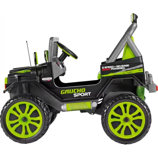 Peg Perego Gaucho Sport 12V Electric Ride On Car, Two Seater, Red, 3+ Years - Peg Perego - Image 4