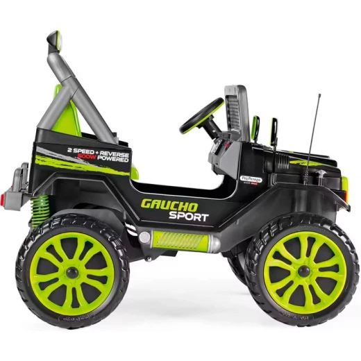Peg Perego Gaucho Sport 12V Electric Ride On Car, Two Seater, Red, 3+ Years - Peg Perego - Image 5