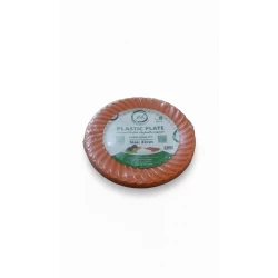 No.8 Plastic Plate – 22 cm, High Quality Plastic Plates for Daily Use & Events