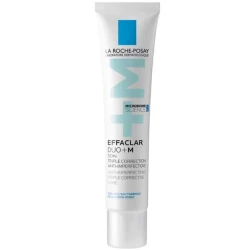 La Roche Posay Effaclar Duo+M للعناية التصحيحية الثلاثية المضادة للعيوب، علاج البثور