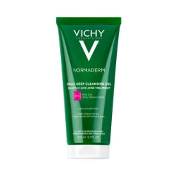 غسول جل فيشي نورماديرم فيتوأكشن بحمض الساليسيليك، غسول وجه لحب الشباب، 200 مل