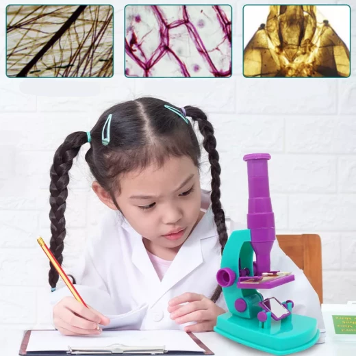 Sensoria Kids’ Microscope Science Kit (300x Zoom  Ages 3+ - sensoria - Image 4