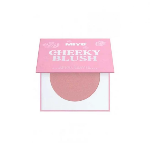 MIYO Rouge Powder Cheeky Blush 02, Long-Lasting, Natural Finish, 1 Piece