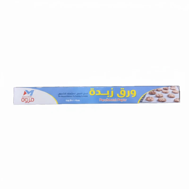 ورق زبدة ماروا للخبز، غير لاصق، 8 متر × 45 سم، للكوكيز والكعك والمعجنات - مروة