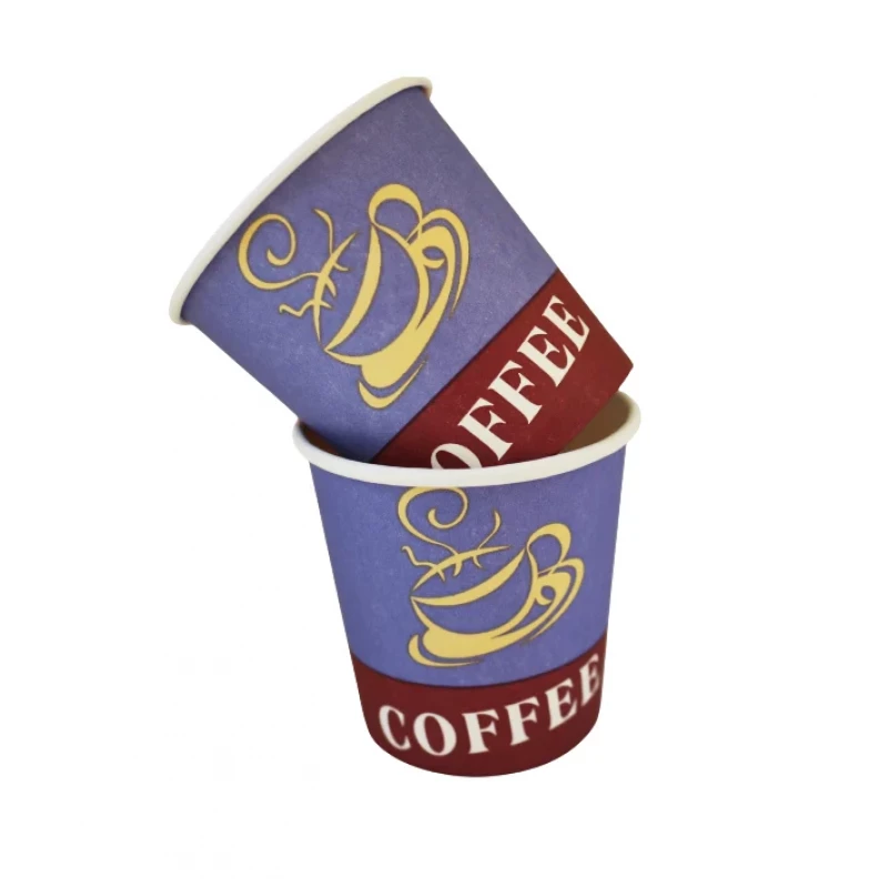 Marwa Disposables 4 Oz Paper Cups 50 Count, Perfect for Coffee and Tea