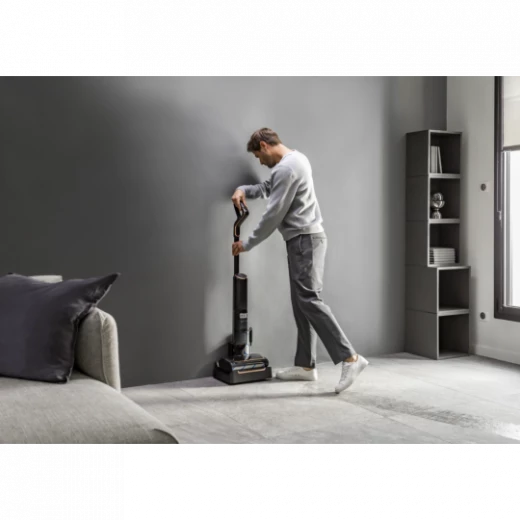 مكنسة تيفال X-Clean 7 كهربائية رطبة وجافة، تنظيف ذاتي، أسود وذهبي - Image 8